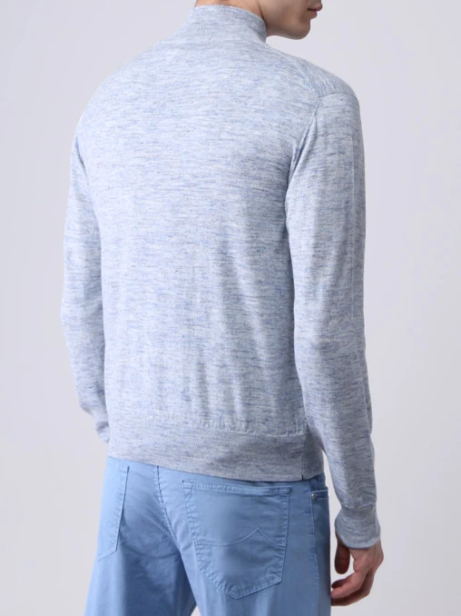 Кардиган из шерсти и шелка FIORONI CASHMERE