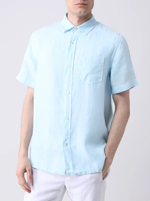 Рубашка Regular Fit льняная LORO PIANA