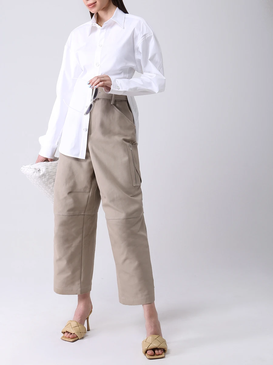 Брюки-карго хлопковые