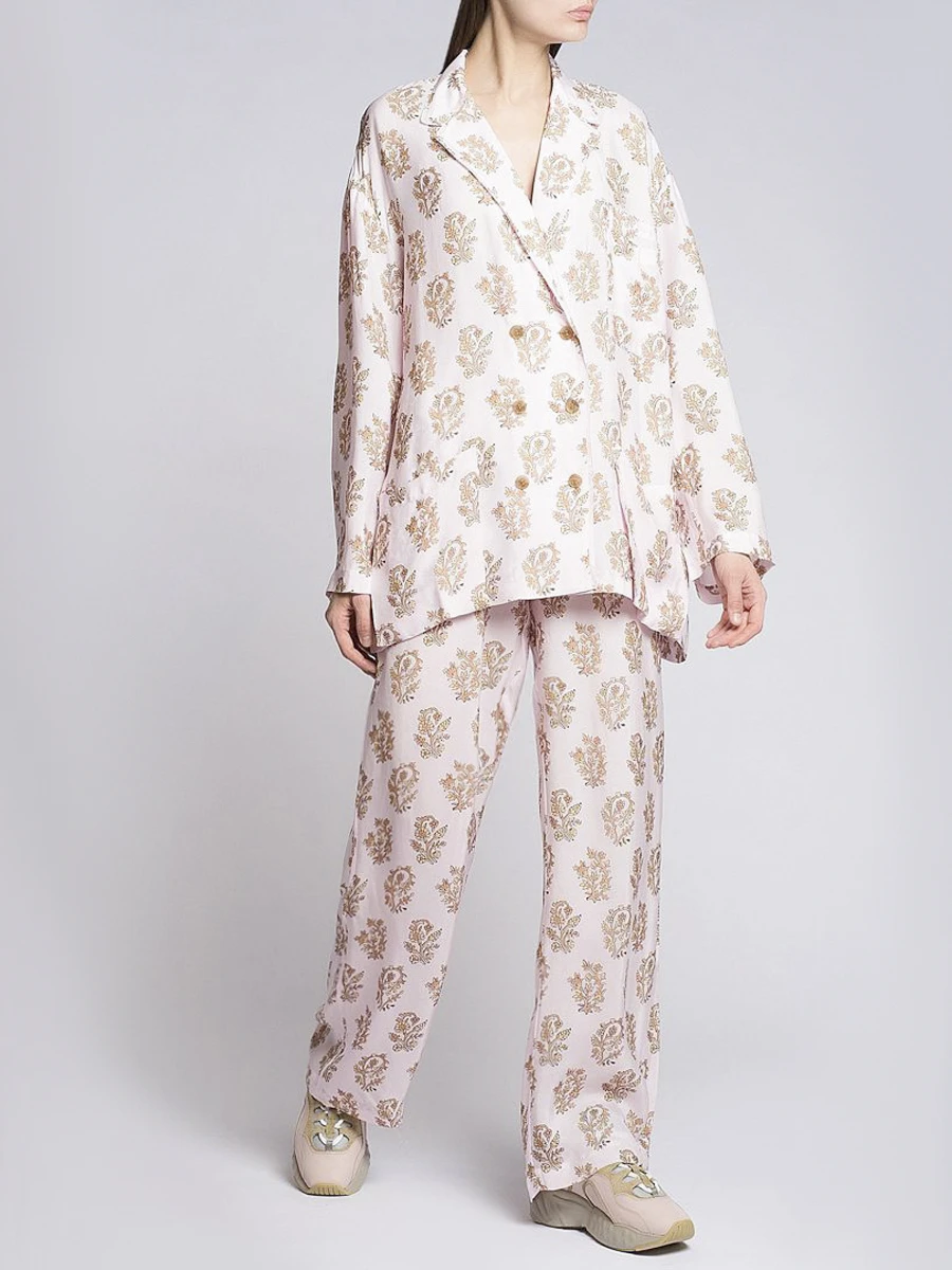 Брюки с принтом