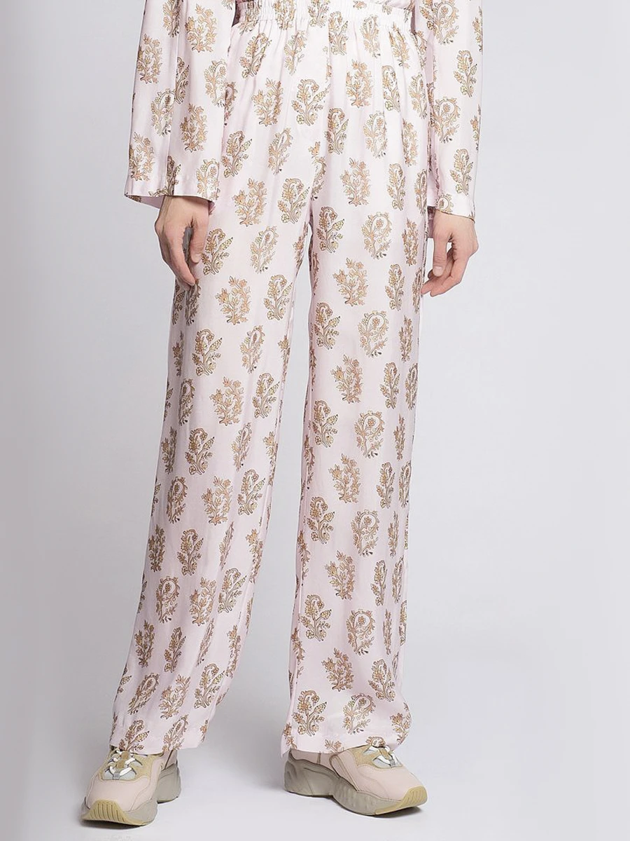 Брюки с принтом