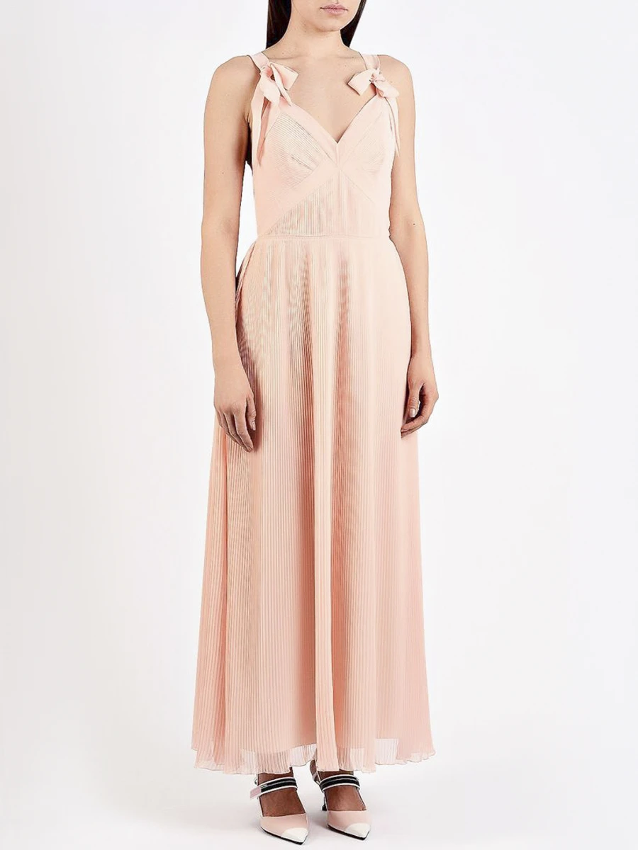 Платье-гофре шифоновое