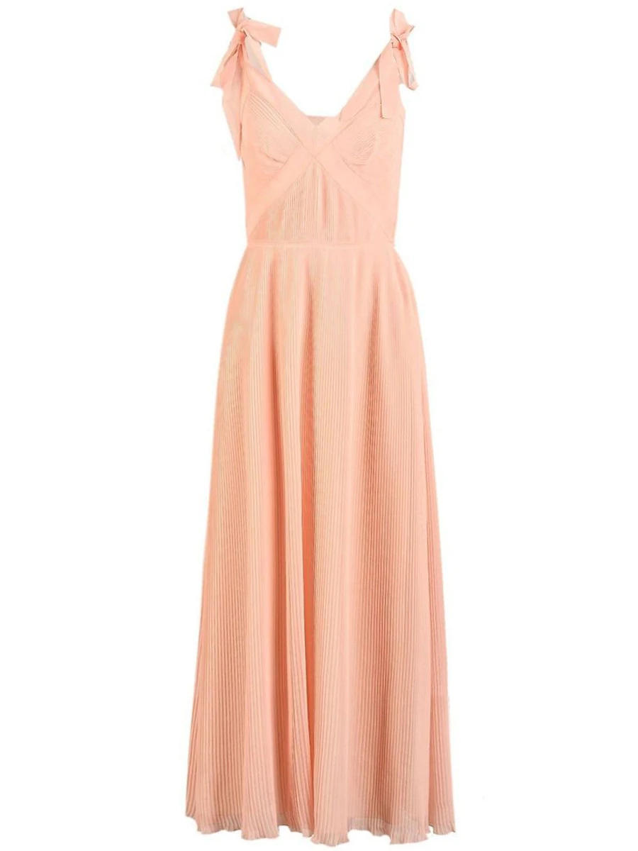 Платье-гофре шифоновое