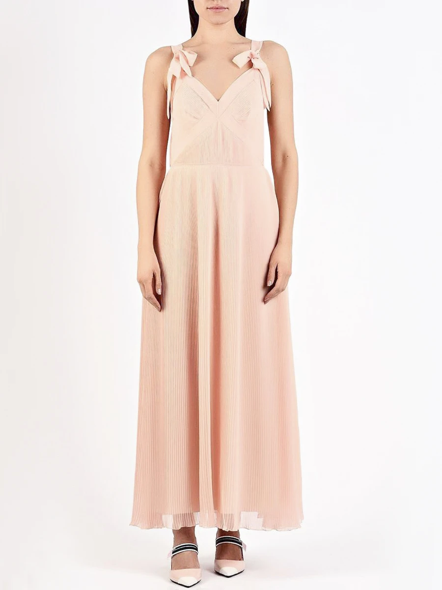 Платье-гофре шифоновое