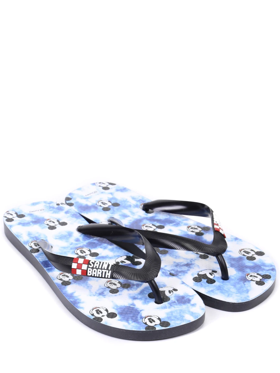 Шлепанцы с принтом