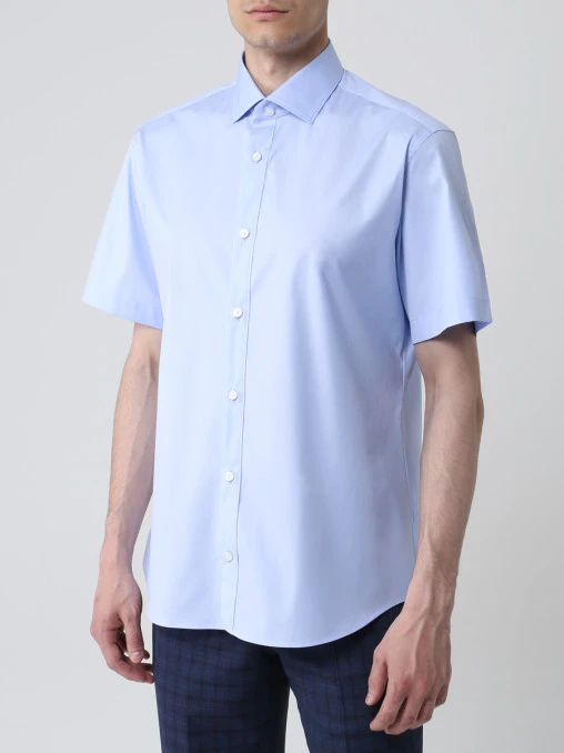 Рубашка Slim Fit хлопковая ZEGNA
