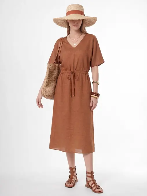 Платье льняное KITON