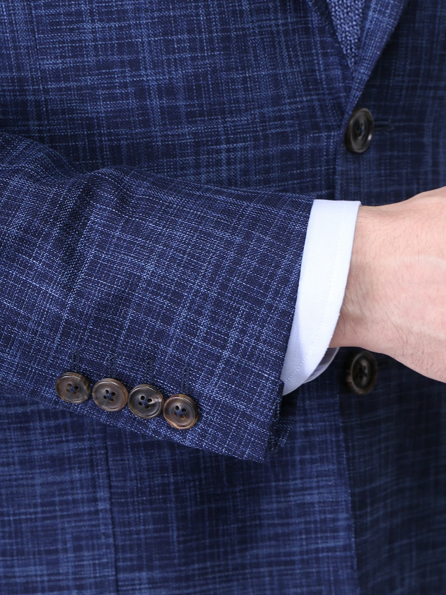 Пиджак из шерсти и шелка