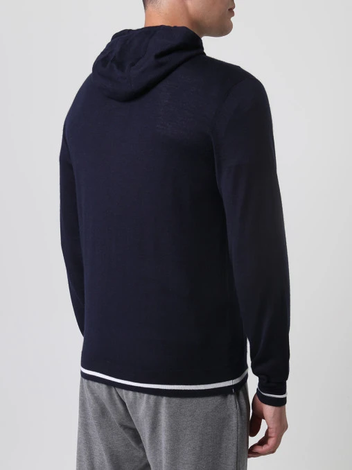 Толстовка на молнии с капюшоном FIORONI CASHMERE