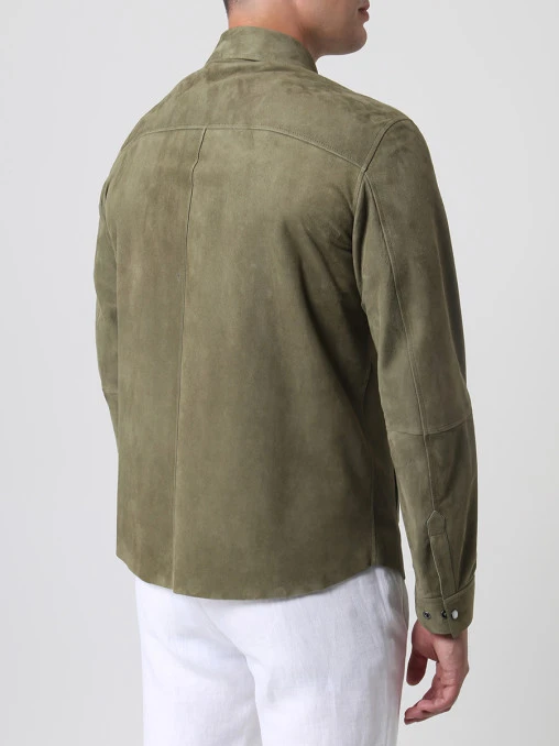 Рубашка Regular Fit замшевая FIORONI CASHMERE