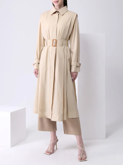 Плащ из шерсти S.FERRAGAMO
