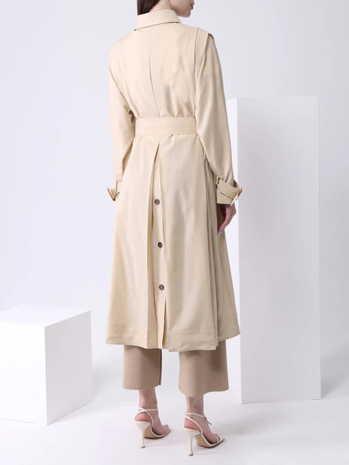 Плащ из шерсти S.FERRAGAMO