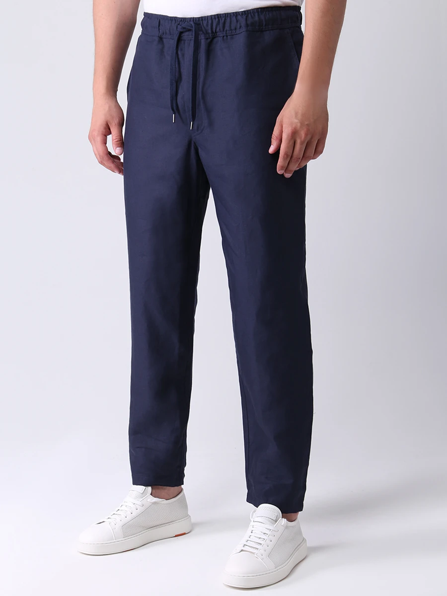 Брюки льняные