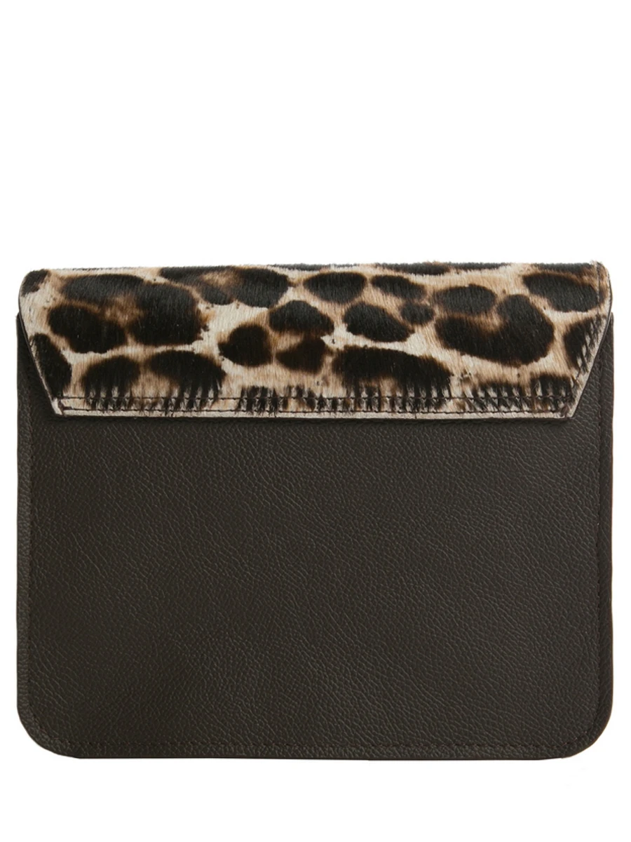 Сумка кожаная Mia Leopard