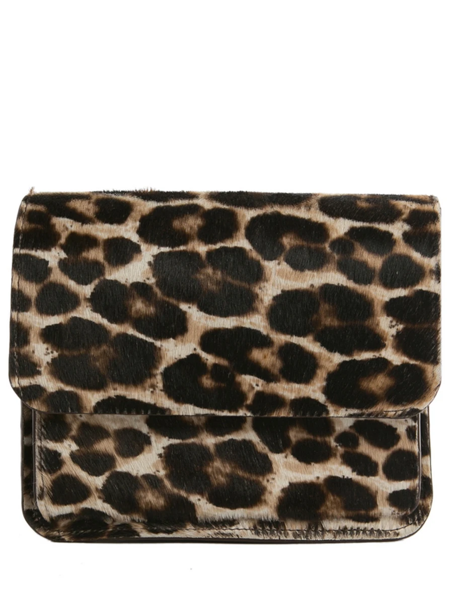 Сумка кожаная Mia Leopard