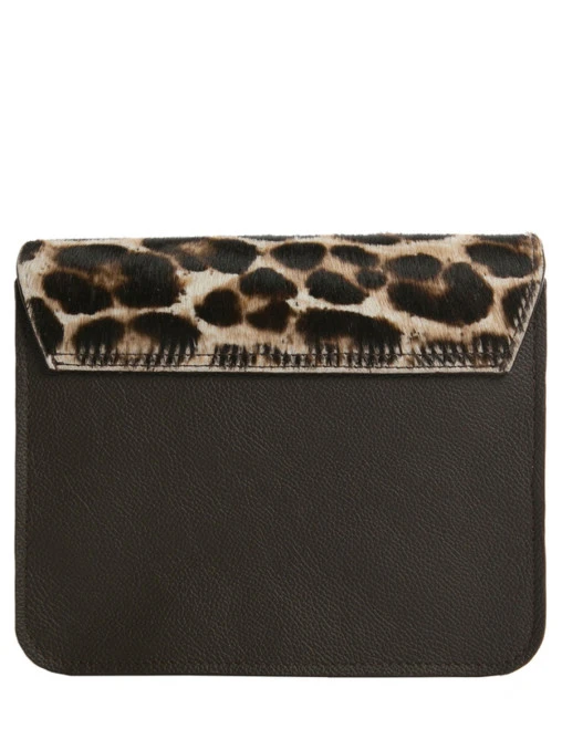 Сумка кожаная Mia Leopard SCALA