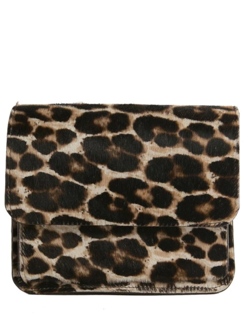 Сумка кожаная Mia Leopard SCALA